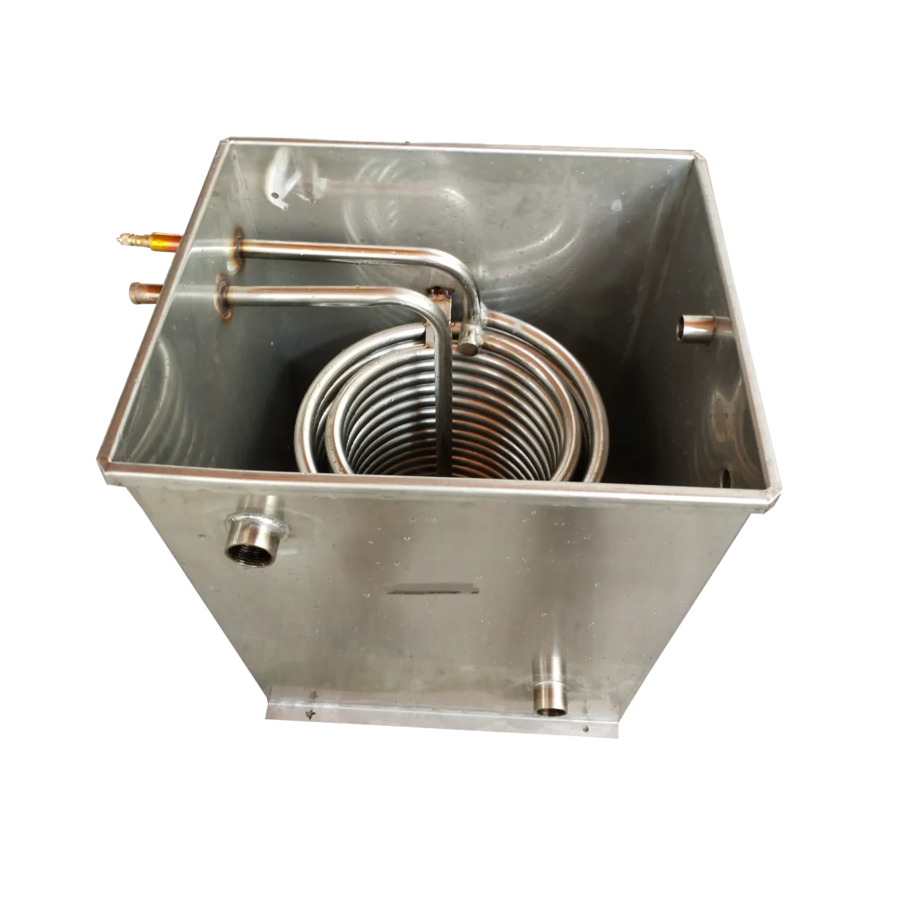 5HP SS304 coil tube water tank heat exchanger (7)